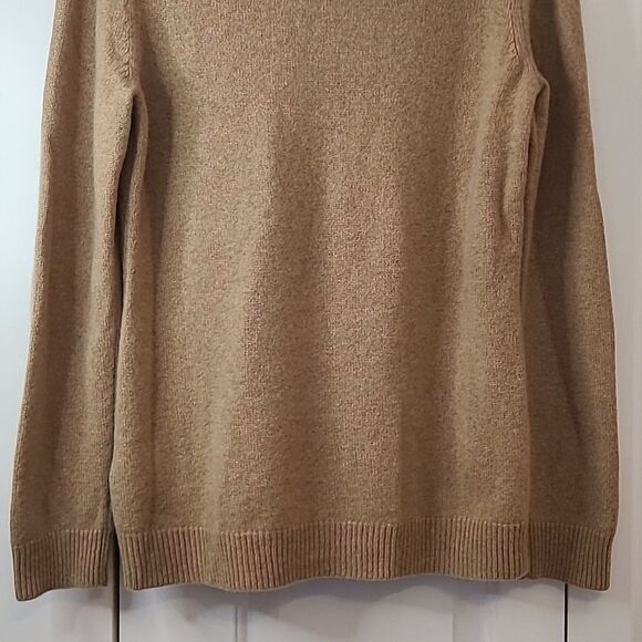 Polo Ralph Lauren Cashmere Turtleneck Sweater Camel Tan Size L Black Label - Picture 6 of 12